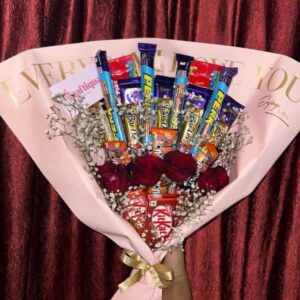 Premium Chocolate & Rose Bouquet