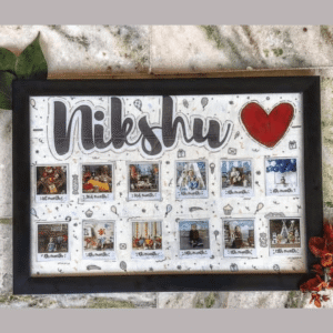 Personalized Baby Milestone Frame.